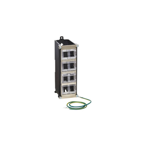 Tripp Lite 8-port Metal Din-rail Mounting Keystone Patch Panel W Grounding (N063008ENC)