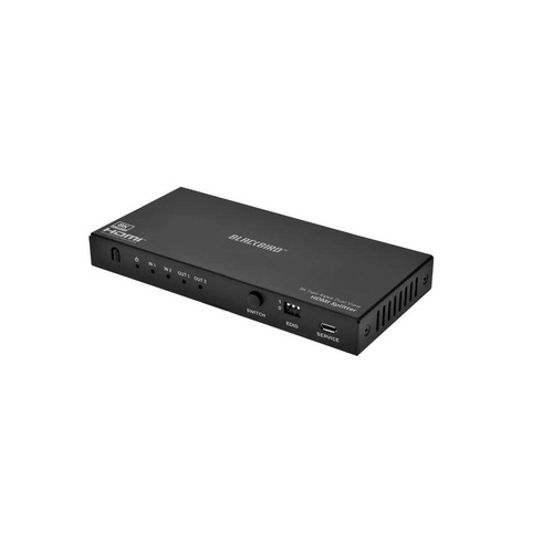 Monoprice Blackbird 8k Dual Function Splitter/switch (1x2 Splitter Or 2x1 Switch)_ 8k@60_ 4k@120_ 40gbps_ Hdr_ Hdmi 2.1_ Hdcp 2.3_ Edid (44086)