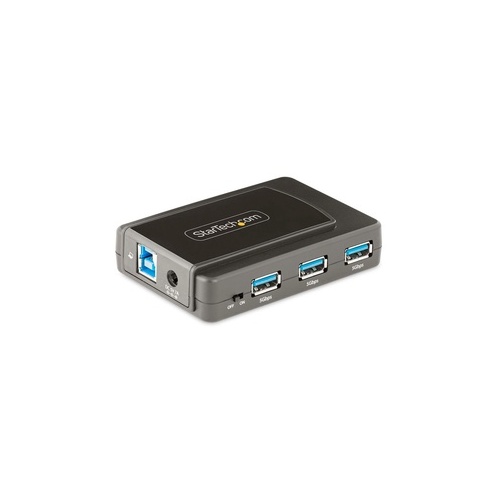 StarTech 7-port Usb Hub With On/off Switch - Usb 3.0 5gbps - Usb-a To 7x Usb-a - Compact Self Powered Usb-a Hub W/ 35w Power Supply - Desktop/laptop Usb Hub (5G7ASUSBAHUB)