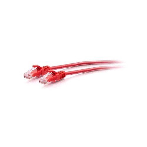 C2G 25ft Cat6a Red Slim Patch Cable (C2G30166)