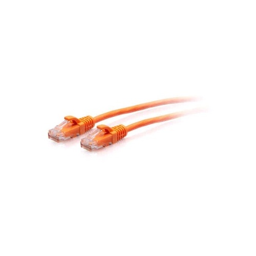 C2G 1ft Cat6a Orange Slim Ethernet (C2G30174)