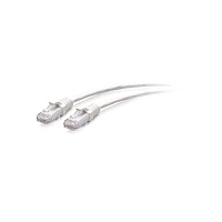 C2G 15ft Cat6a White Slim Ethernet (C2G30186)