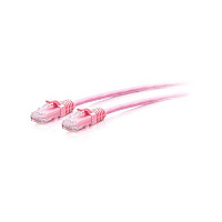 C2G 3ft Cat6a Pink Slim Patch Cable (C2G30196)