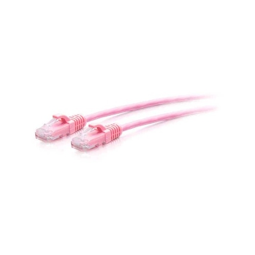 C2G 3ft Cat6a Pink Slim Patch Cable (C2G30196)