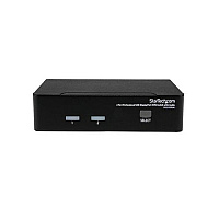 StarTech Usb C Kvm Switch, 2 Port Displayport Kvm W/ 4k 60hz Uhd Hdr Video, 3.5mm Audio, 4x Usb Hid, 2x Usb A 5gbps Hub, Hot Key Switching, Tb 3/4 Compatible (SV231DPUCA)