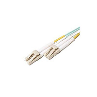 Fiber Cables Direct 1 Mtr Lc/lc Om4 Multimode Duplex 50/125 Fiber Optic Cable With Corning Glass, Ceramic Ferrules And A Lifetime Warranty (FCDUS222V2109)