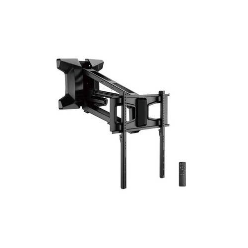 Monoprice Motorized Electric Above Fireplace Mantel Pull-down Full-motion Tv Wall Mount For Tvs 37in To 80in_ Weight Capacity 77lbs (44168)