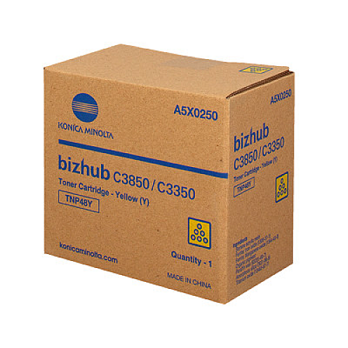 Konica Minolta TNP48Y Yellow Toner Cartridge