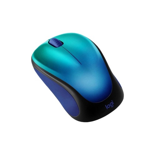 Logitech Design Collection Limited Edition Wireless Mouse - Blue Aurora (910006118)