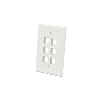 Manhattan - Strategic 6-outlet Oversized Keystone Wall Plate (772600)