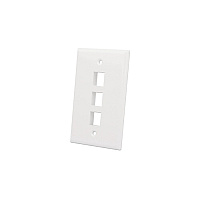 Manhattan - Strategic 3-outlet Keystone Wall Plate (772488)