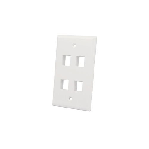 Manhattan - Strategic 4-outlet Keystone Wall Plate (772495)