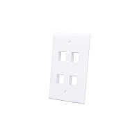 Manhattan - Strategic 4-outlet Keystone Wall Plate (772440)