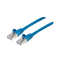 Manhattan - Strategic Cat6a S/ftp Patch Cable, 5 Ft., Blue (742207)