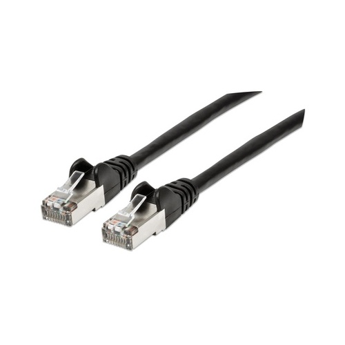 Manhattan - Strategic Cat6a S/ftp Patch Cable, 5 Ft., Black (742191)