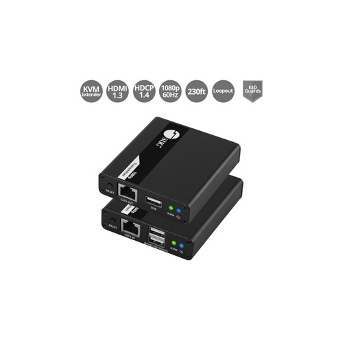 SIIG Hdmi Usb Kvm Over Cat6 Extender - 70m (CEH27411S1)