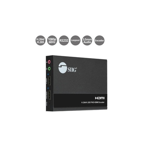 SIIG Hdmi Video H.264 H.265 Iptv Encoder. (CEH27511S1)