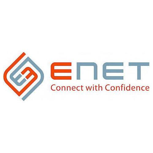 Enet Solutions Cat6a Blue 12ft Molded Boot Patch Cbl (C6ABL12ENC)