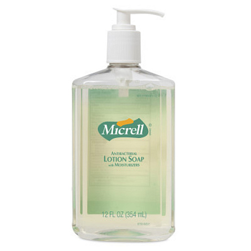 Micrell Antibacterial Lotion Soap, Floral Scent, 12 oz (975912)