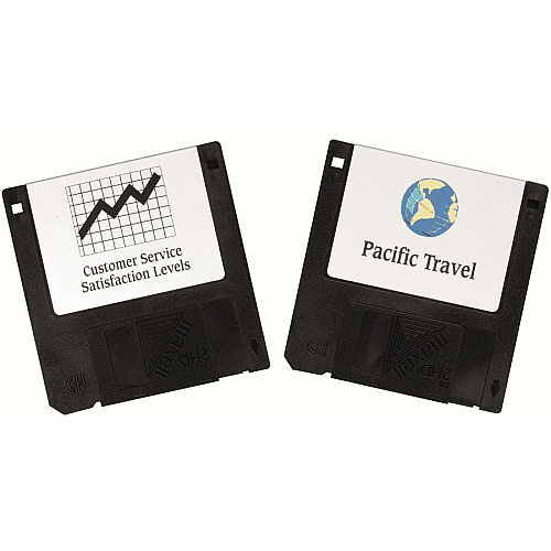 Avery&reg; 3-1/2" Diskette Labels 2 3/4" Width x 2 3/4" Length - Permanent Adhesive - Inkjet, Laser - Matte White - Paper - 9 / Sheet - 70 Total Sheets - 630 Total Label(s) - 630 / Box (5196)