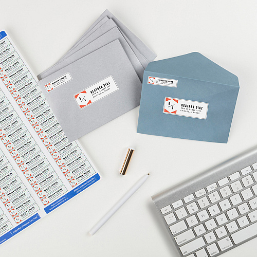 Avery&reg; Laser & Inkjet Return Address Labels 1/2" Width x 1 3/4" Length - Permanent Adhesive - Rectangle - Inkjet, Laser - Matte White - Matte - Paper - Permanent Adhesive, Peel & Stick, Smudge-free, Jam Resistant, Stick & Stay - 80 / Sheet - 8 (18167)
