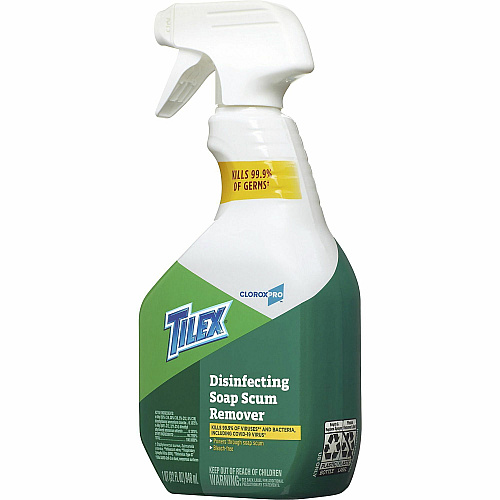 CloroxPro&trade; Tilex Disinfecting Soap Scum Remover Spray - 32 fl oz (1 quart) - 1 Each (35604)