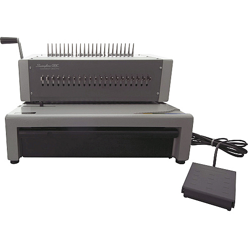 GBC CombBind C800pro Electric Binding Machine CombBind - 500 Sheet(s) Bind - 25 Punch - Letter (27170)