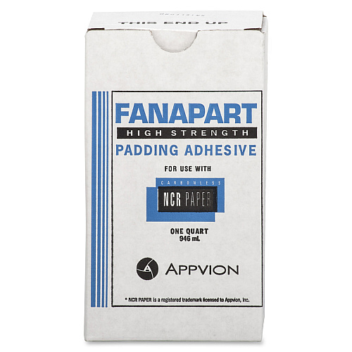 NCR Paper Fanapart Padding Adhesive 1 quart - 1 Each (2116)