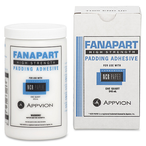 NCR Paper Fanapart Padding Adhesive 1 quart - 1 Each (2116)