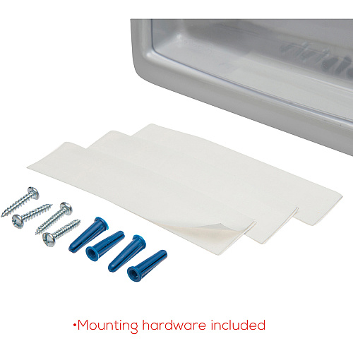 Deflecto Multi-Compartment Literature Display 12 Pocket(s) - 19.75" Height x 15.75" Width x 5" Depth - Desktop - Durable, Lightweight - Gray - Plastic - 1 Each (52809)