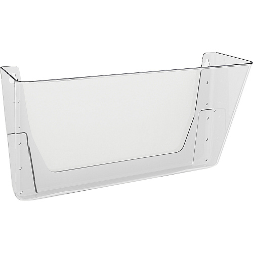 Deflecto EZ Link Stackable DocuPocket 1 Compartment(s) - 7" Height x 13" Width x 4" Depth - Stackable - Clear - Plastic - 1 Each (73201)