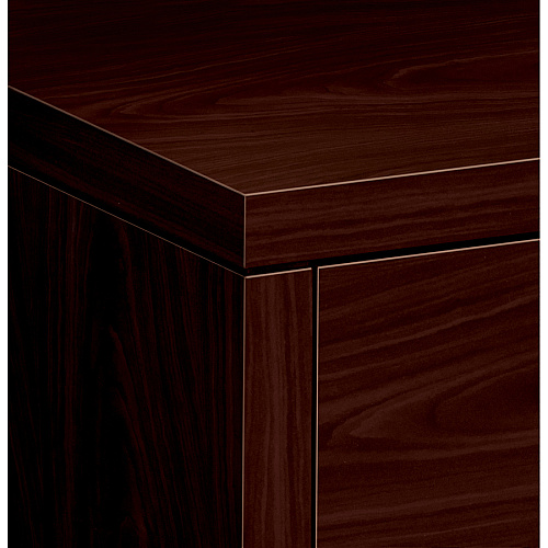HON 10500 Series Bridge 29.5" Height x 42" Width x 24" Depth - Square Edge - Finish: Laminate, Mahogany - Scratch Resistant, Stain Resistant - For Office (10560NN)