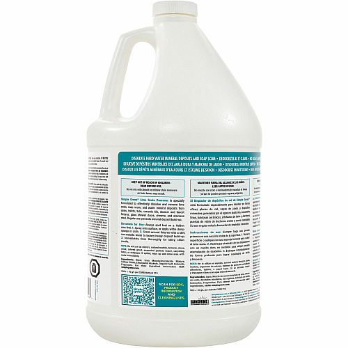 Simple Green Lime Scale Remover For Multi Surface - Liquid - 128 fl oz (4 quart) - Wintergreen Scent - Non-abrasive, Non-flammable, Bleach-free, Phosphate-free, Ammonia-free - White - 1 Each (50128)