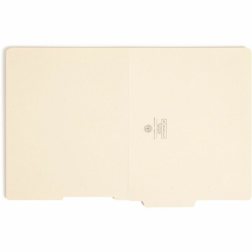 Smead Shelf-Master 1/3 Tab Cut Letter Recycled End Tab File Folder 8 1/2" x 11" - 3/4" Expansion - End Tab Location - Bottom Tab Position - 11 pt. - 2 Plys - Manila - Reinforced Tab - 10% Recycled - 100 / Box (24179)