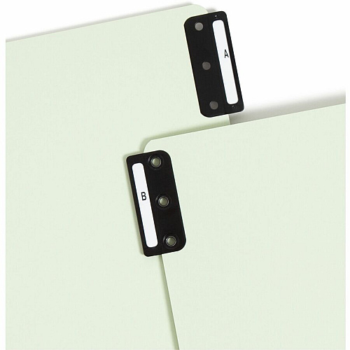Smead 100% Recycled Filing Guides with Vertical Extra-Wide Blank Tab Printed Tab(s) - Character - A-Z - 25 Tab(s)/Set - 0.50" Tab Width - Letter - Metal Tab(s) - 100% Recycled - Easy to Read, Durable - 25 / Set (61676)