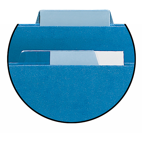 Smead Replacement Label Inserts Blank Tab(s) - 3.25" Tab Width - White Poly Tab(s) - 100 / Pack (68670)