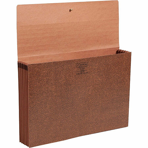 Smead Legal Recycled File Wallet 8 1/2" x 14" - 5 1/4" Expansion - Redrope - Reinforced Gusset, Tear Proof, Elastic Closure - 30% Recycled - 1 Each (71376)