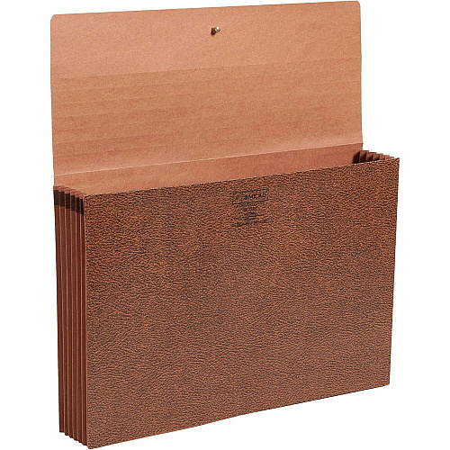 Smead Legal Recycled File Wallet 8 1/2" x 14" - 5 1/4" Expansion - Redrope - Reinforced Gusset, Tear Proof, Elastic Closure - 30% Recycled - 1 Each (71376)