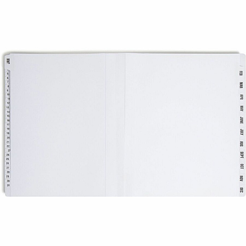 Smead Daily/Monthly Desk File/Sorter Digit - 1-31 - Letter - 8.50" Width x 11" Length - Blue Divider - 35% Recycled - 1 Each (89235)