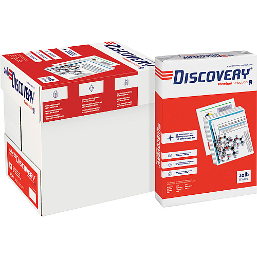 Discovery Premium Multipurpose Paper - Anti-Jam - White 97 Brightness - Legal - 8 1/2" x 14" - 20 lb Basis Weight - Excellent Ink Absorption - White - 500 Sheets per Ream - 10 / Carton (00043)