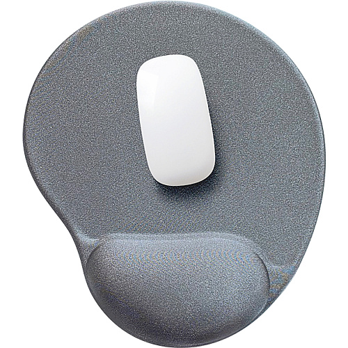 Compucessory Gel Mouse Pads 9" Height x 10" Width x 1" Depth - Gray - Gel - 1 Each (45163)
