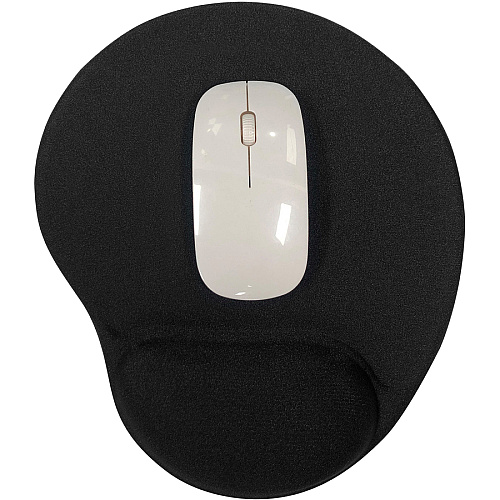 Compucessory Gel Mouse Pads 9" Height x 10" Width x 1" Depth - Black - Gel - 1 Each (55151)