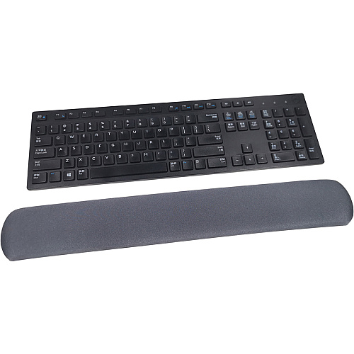 Compucessory Gel Keyboard Wrist Rest Pads 19" Height x 2.87" Width x 0.75" Depth - Gray - 1 Each (23716)
