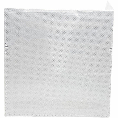 Compucessory Self-Adhesive Poly CD/DVD Holders 1 x CD/DVD Capacity - White - Polypropylene - 50 / Pack (26555)