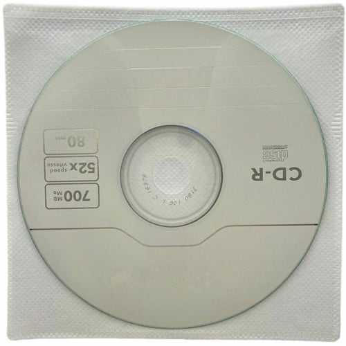 Compucessory Self-Adhesive Poly CD/DVD Holders (26555