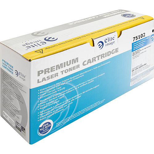 Elite Image Remanufactured Laser Toner Cartridge - Alternative for HP 13A (Q2613A) - Black - 1 Each 2500 Pages (75102)