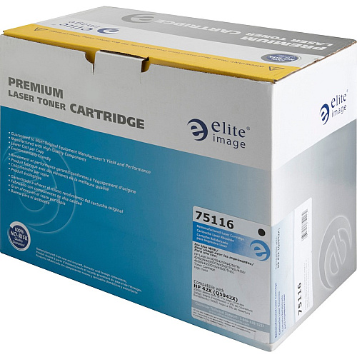 Elite Image Remanufactured Toner Cartridge - Alternative for HP 42X (Q5942X) 20000 Pages (75116)
