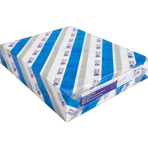 Elite Image Color Copier Paper 98 Brightness - Letter - 8 1/2" x 11" - 28 lb Basis Weight - Smooth - 500 / Ream - White (45003)