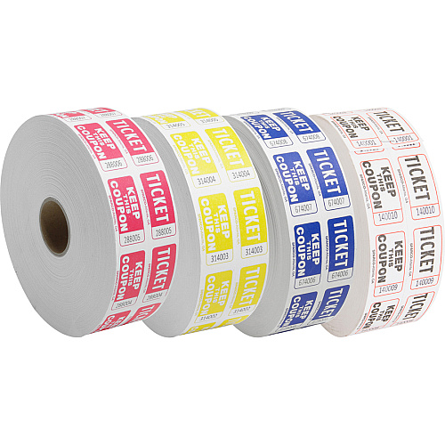 Sparco Roll Tickets Yellow - 2000 / Roll (99270)