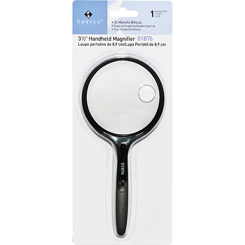 Sparco Handheld Magnifiers Magnifying Area 3.50" Diameter - Acrylic Lens (01876)